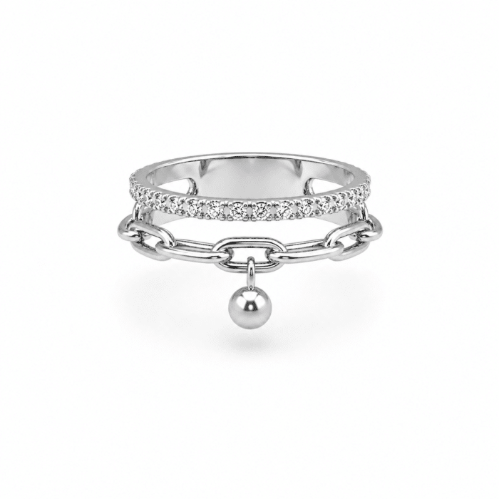 Pierścionek Iconic Link Ring Silver