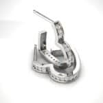 Kolczyki Iconic Heart Silver