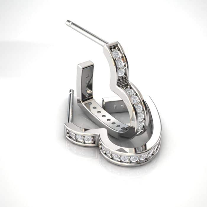 Kolczyki Iconic Heart Silver