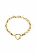 Bransoletka Locked with Love - Gold Plated