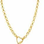 Łańcuszek Locked with Love - Gold Plated
