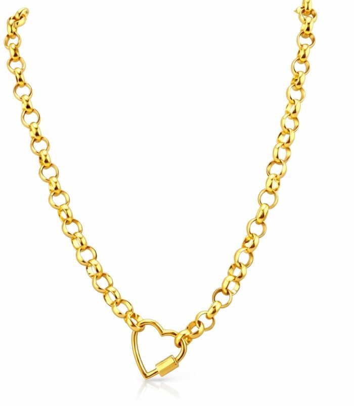 Łańcuszek Locked with Love - Gold Plated