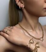 Łańcuszek Locked with Love - Gold Plated - obrazek 2