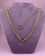 Łańcuszek Love Lock - Gold Plated - obrazek 2