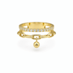 Pierścionek Iconic Link Ring - Gold Plated