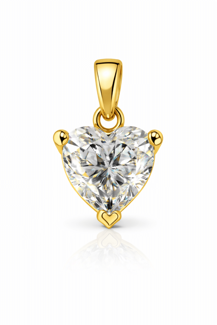 Zawieszka Amore Crystal - Gold Plated
