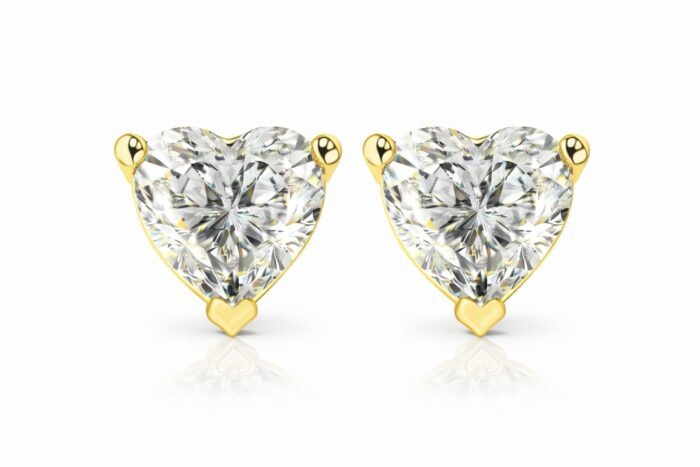 Kolczyki Amore Crystal - Gold Plated