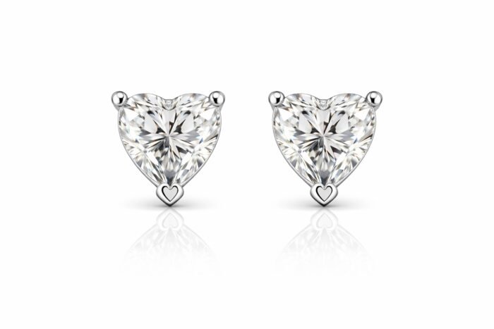 Kolczyki Amore Crystal  - Silver
