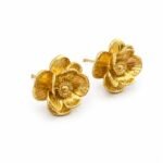 Fiore Earrings Gold Plated
