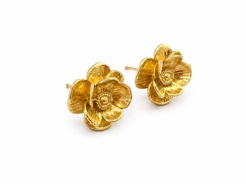 958C581D-4A75-478B-B9CB-BE2D4B9C7C73_4_5005_c Fiore Earrings Gold Plated - obrazek 1