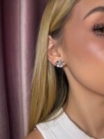 Fiore Earrings Silver - obrazek 3