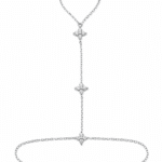 Flora Hand Chain Silver