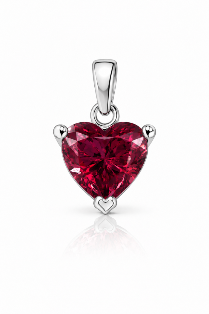 Zawieszka Amore Ruby - Silver