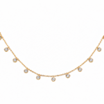 Luce Necklace Crystal Srebro pozłacane