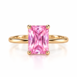 Pierścionek pozłacany Celeste Ring - srebro 925