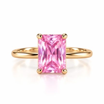 Pierścionek pozłacany Celeste Ring - srebro 925