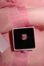 Pierścionek pozłacany Celeste Ring - srebro 925 - obrazek 2